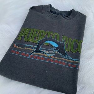 Vintage Puerto Rico Shirt fishing Travel souvenir